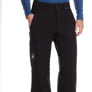SPYDER Troublemaker Snowpants Ski Ventilated Black Mens XL NWOT thinsulate vail